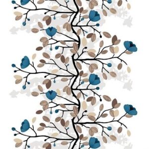 Arvidssons Textil Ofelia Kangas Tummansininen