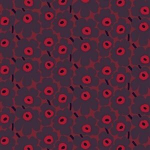 Marimekko Pieni Unikko Vahakangas Punainen-Luumu