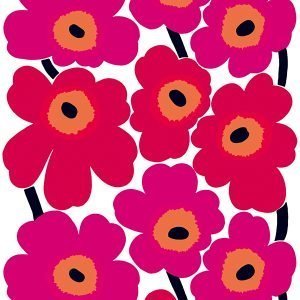 Marimekko Unikko Kangas Punainen