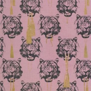 Studio Lisa Bengtsson Coco Tiger Kangas Vaaleanpunainen
