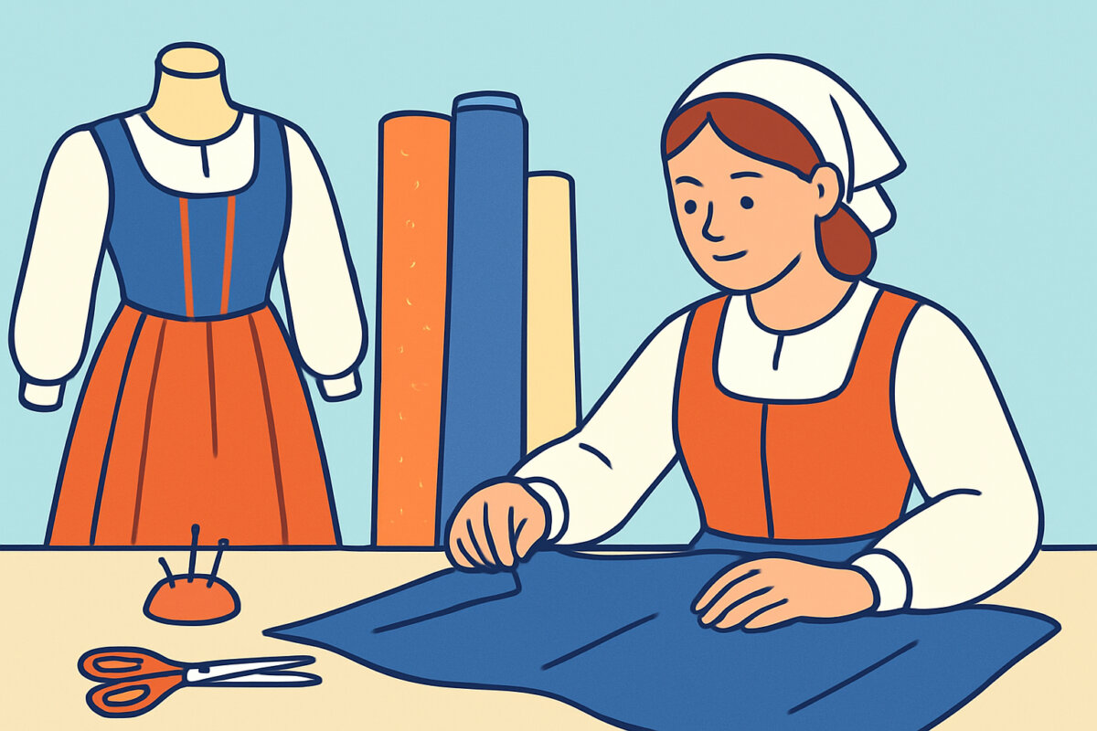 Kansallispuvun kankaat – perinteet ja oikeat materiaalit