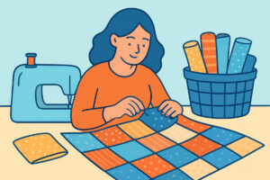 Tilkkutyö ja patchwork – kankaiden yhdistely