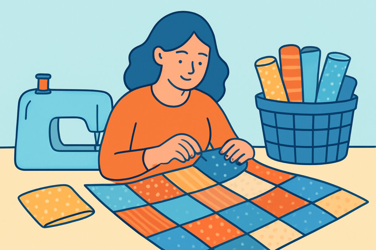 Tilkkutyö ja patchwork – kankaiden yhdistely